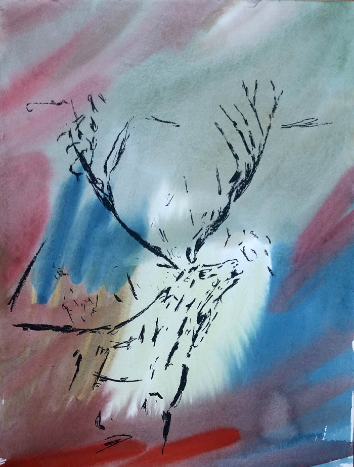 angel_cajal_grabado_acuarela_berrea